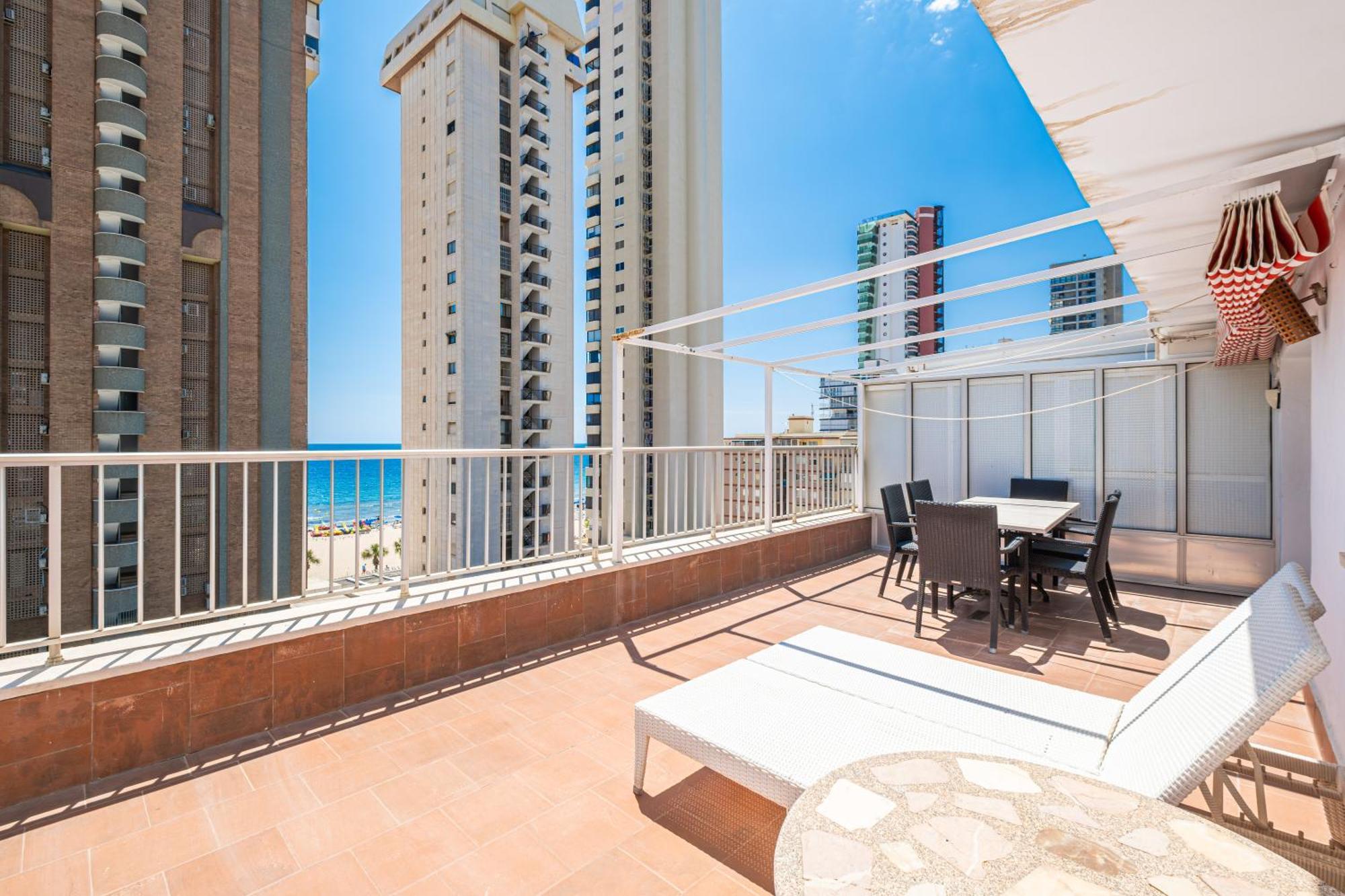 Penthouse El Pato 872 Levante Beach ベニドルム エクステリア 写真