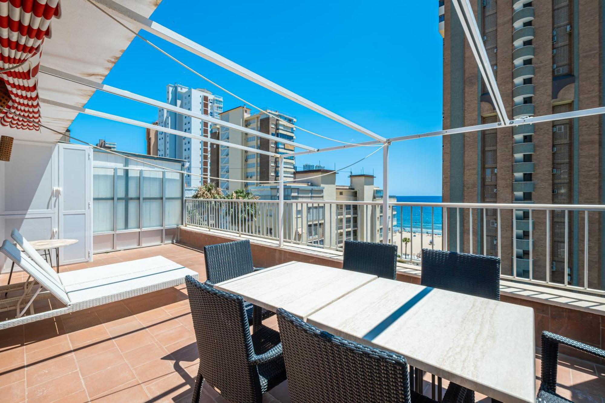 Penthouse El Pato 872 Levante Beach ベニドルム エクステリア 写真